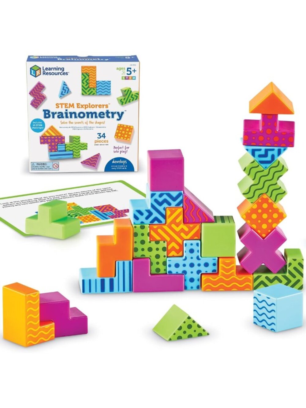 STEM Learning Toy for Kids - Brainometry Puzzle Game, Educational Fun Activity